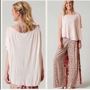Free People NWT Lavender One Shoulder Top